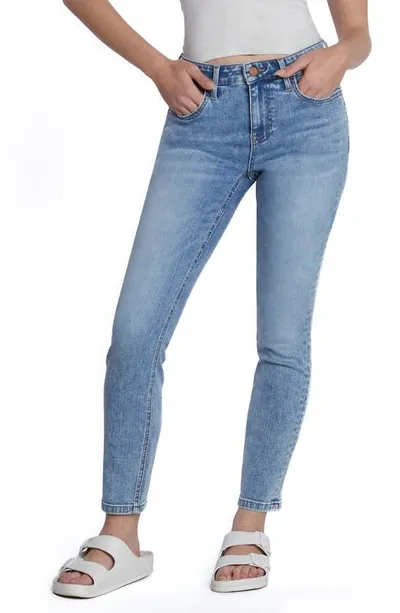 Hint Of Blu Kind Ankle Skinny Jeans In Bubble Blue