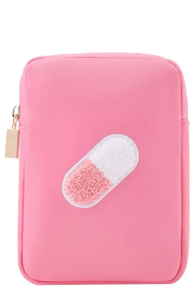 Bloc Bags Mini Pill Cosmetic Bag In Bubblegum Pink