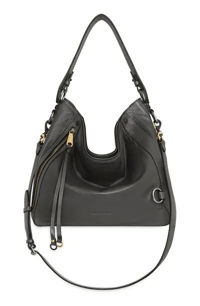 Rebecca Minkoff Mab Leather Hobo Bag In Elephant