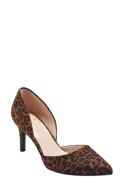 Bandolino D'orsay Pump In Dark Brown Leopard