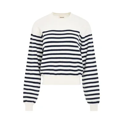 Khaite Viola Knit Sweater In White