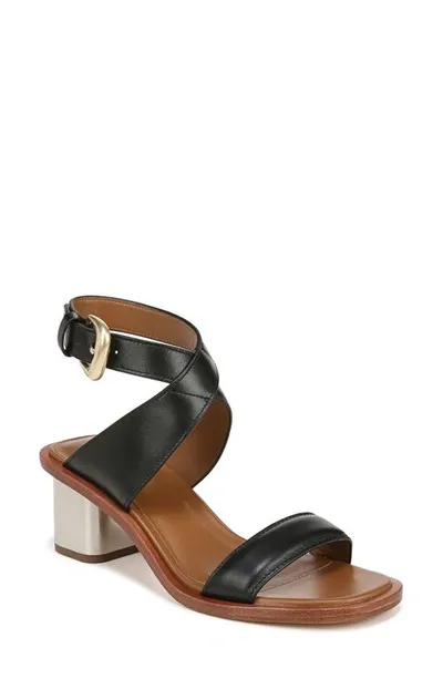 Vince Dalia Block Heel Sandal In Black