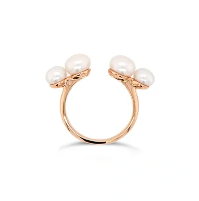 Olivia & Pearl Uat Believer Pearl Ring In O&p/bpr/rg/m