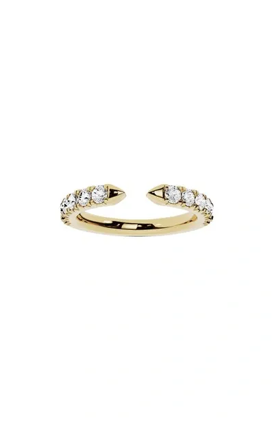 Jennifer Fisher Lab Created Diamond Open Ring In 18k Yellow Gold