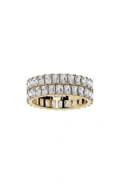 Jennifer Fisher Lab Created Diamond Eternity Ring In 18k Yellow Gold