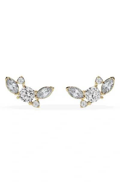 Jennifer Fisher Mixed Lab Created Diamond Fashion Stud Earrings In 18k Yellow Gold