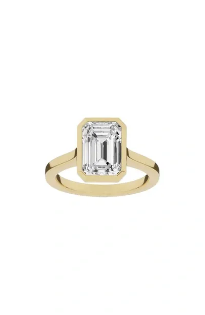 Jennifer Fisher Emerald Cut Lab Created Diamond Solitaire Ring In 18k Yellow Gold