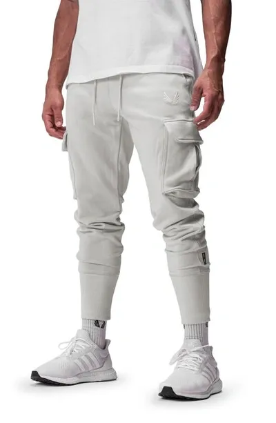 Asrv Tech-terry™ High Rib Cargo Joggers In Stone