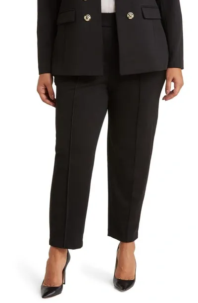 Tahari Pintuck Pants In Black