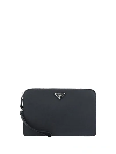 Prada Shoulder Bags In Nero