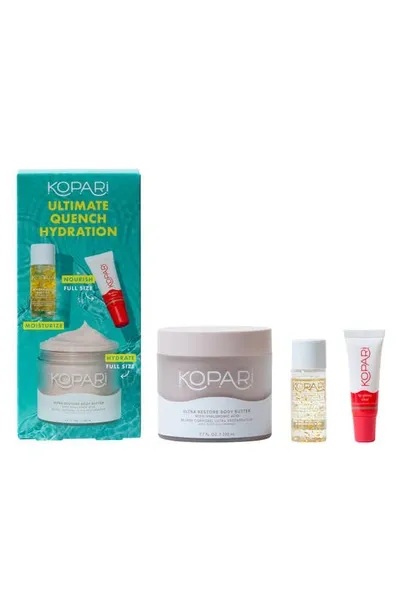 Kopari Ultimate Quench Hydration Kit $64 Value In Multi