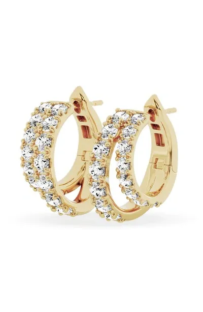 Jennifer Fisher Lab Created Diamond Dual Hoop Earrings In 18k Yellow Gold