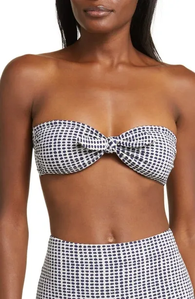 Lemlem Ava Bandeau Bikini Top In Sisay Blue