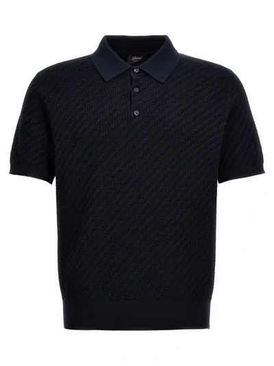 Brioni Blue Polo Shirt