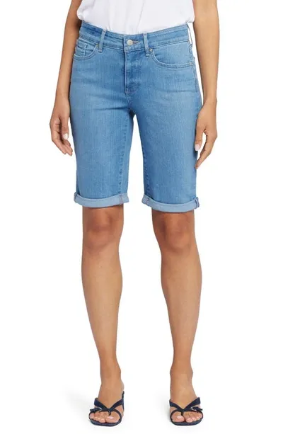 Nydj Briella Roll Cuff Denim Bermuda Shorts In Notting Hill