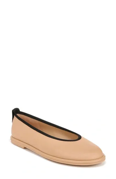 Vince Sofia Ballet Flat In Beige