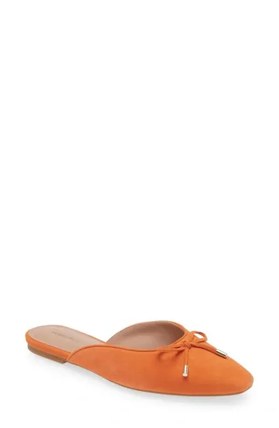 Nordstrom Jude Mule In Orange Bisque