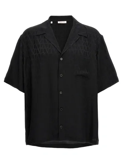 Valentino Toile Iconographe Shirt, Blouse In Black