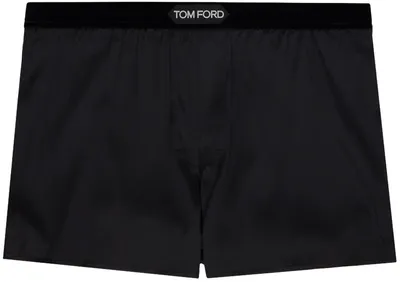 Tom Ford Black Patch Boxers In 002 Black