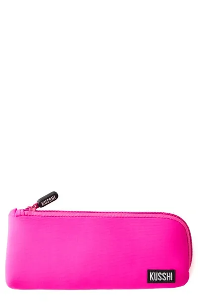 Kusshi Cosmetics Pencil Case In Pink