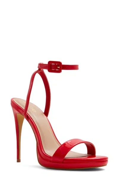 Aldo Kat Stiletto Sandal In Red