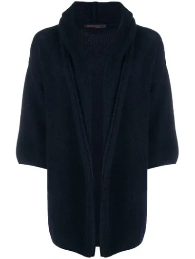 Incentive! Cashmere Cashmere Chunky Cardigan In Blue