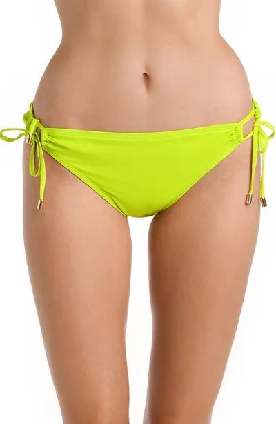 La Blanca Island Goddess Hipster Bikini Bottoms In Bright Lime