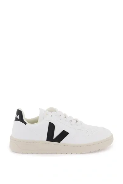 Veja V 10 Leather Sneakers In White