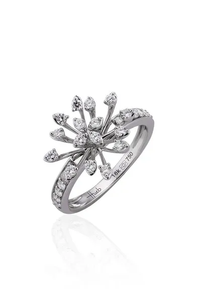 Hueb Luminus Diamond Ring In White Gold