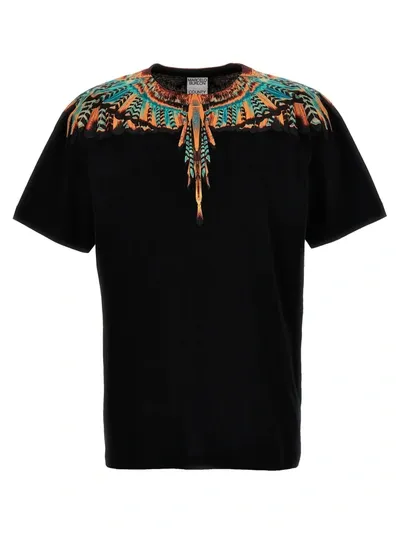 Marcelo Burlon County Of Milan Grizzly Wings T-shirt In Negro