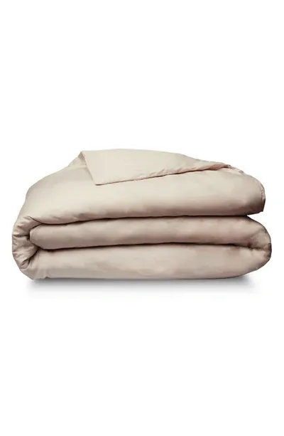 Sijo 400 Thread Count Crispcool Organic Cotton Percale Duvet Cover In Fog