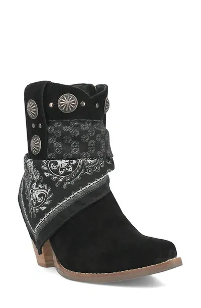 Dingo Bandida Side Zip Western Boot In Black