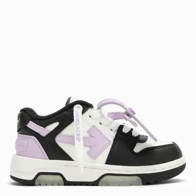 Off-white Kids' Out Of Office Black/lilac Trainers