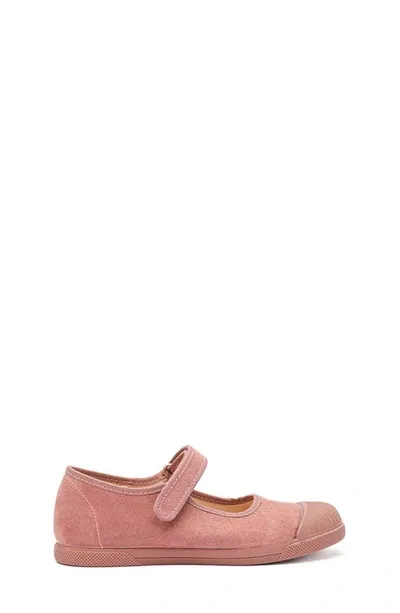 Childrenchic Kids' Cap Toe Mary Jane Sneaker In Pink