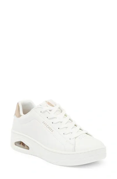 Skechers Uno Court Courted Air Sneaker In White