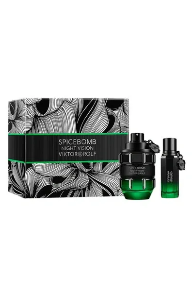 Viktor & Rolf Viktor&rolf Spicebomb Night Vision Eau De Toilette Cologne Set $186 Value