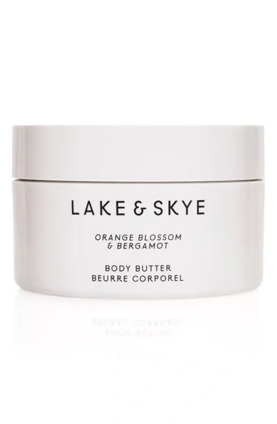 Lake & Skye Orange Blossom & Bergamot Body Butter In White