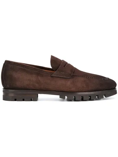 Santoni Klassische Loafer In Brown