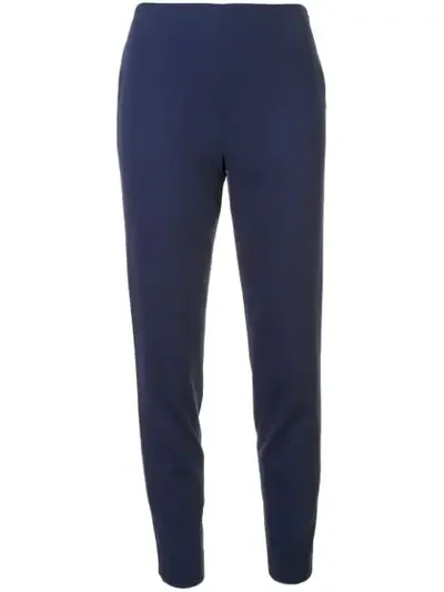 Ralph Lauren Slim Fit Trousers In Blue