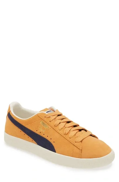 Puma Clyde Og Sneaker In Clementine Navy