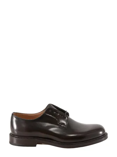 Church's Shannon T Leather Derby Shoes In Black