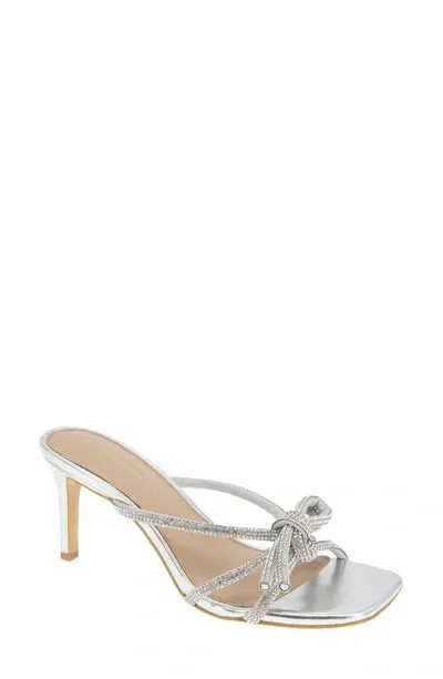 Bcbgeneration Selma Slide Sandal In Silver