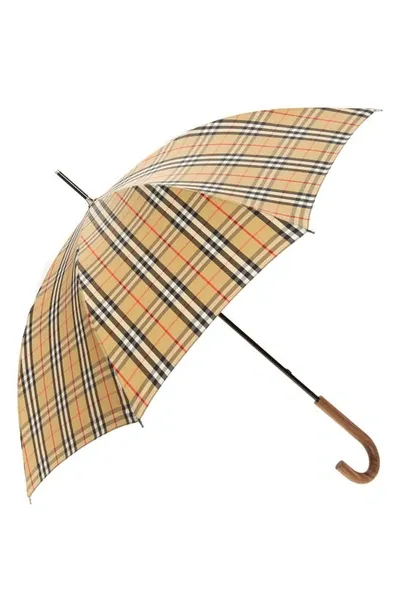 Burberry Waterloo Walking Umbrella In Archive Beige