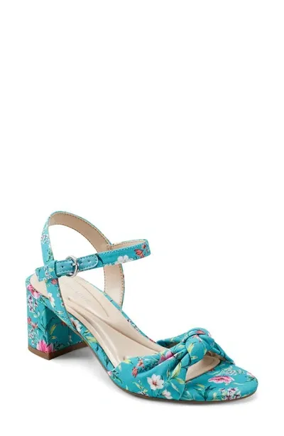 Easy Spirit Danica Ankle Strap Sandal In Medium Green