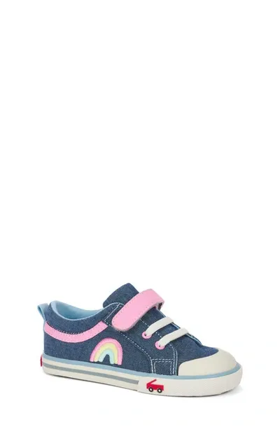 See Kai Run Kids' Kristen Sneaker In Blue Chambray