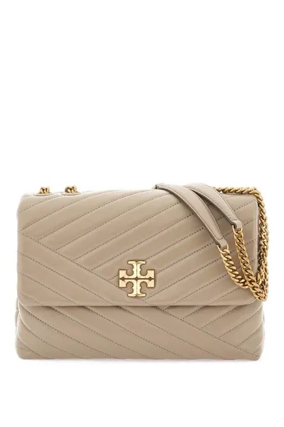 Tory Burch Kira Shoulder Bag In Grey