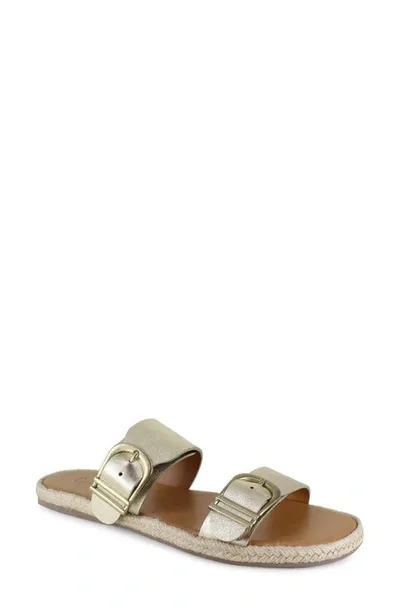 Splendid Farrin Slide Sandal In Gold