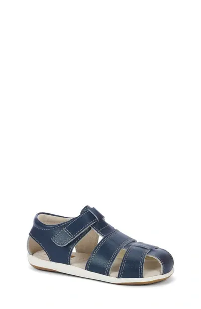 See Kai Run Kids' Jude Sandal In Navy Leather