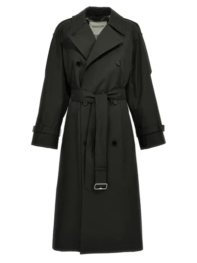 Burberry Long Trench Coat Coats, Trench Coats In Black