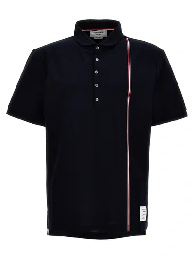 Thom Browne Rwb Polo In Blue